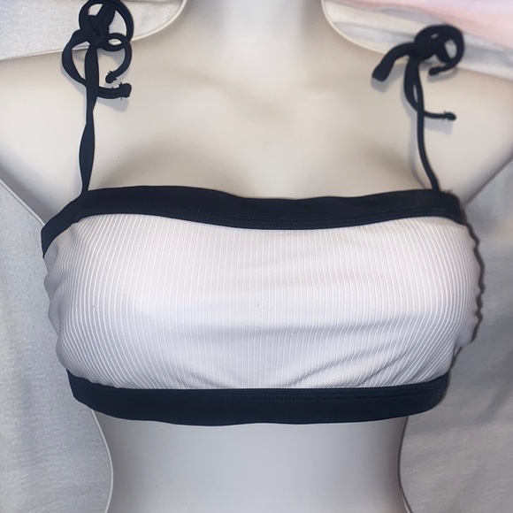 SO Other - SO White Bathing Suit with black outer piece